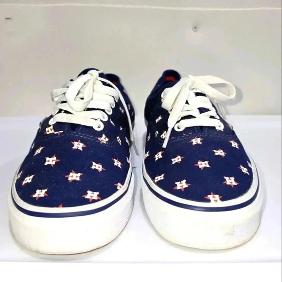 Houston Astros MLB Mens Size 10.5 or Women's Size 12 Vans Unisex - Picture 1 of 9